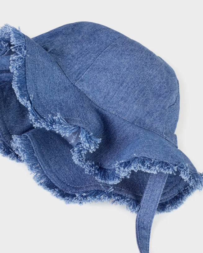 Denim Hat w Strap