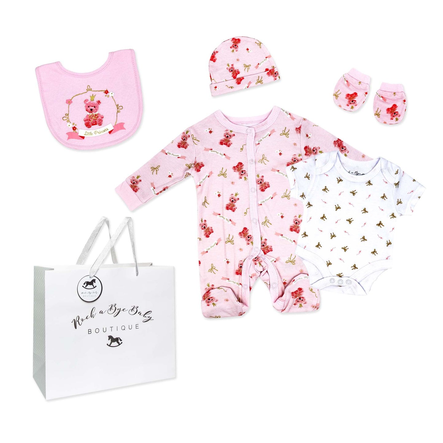 5pc Princess/Prince Bear Gift Set