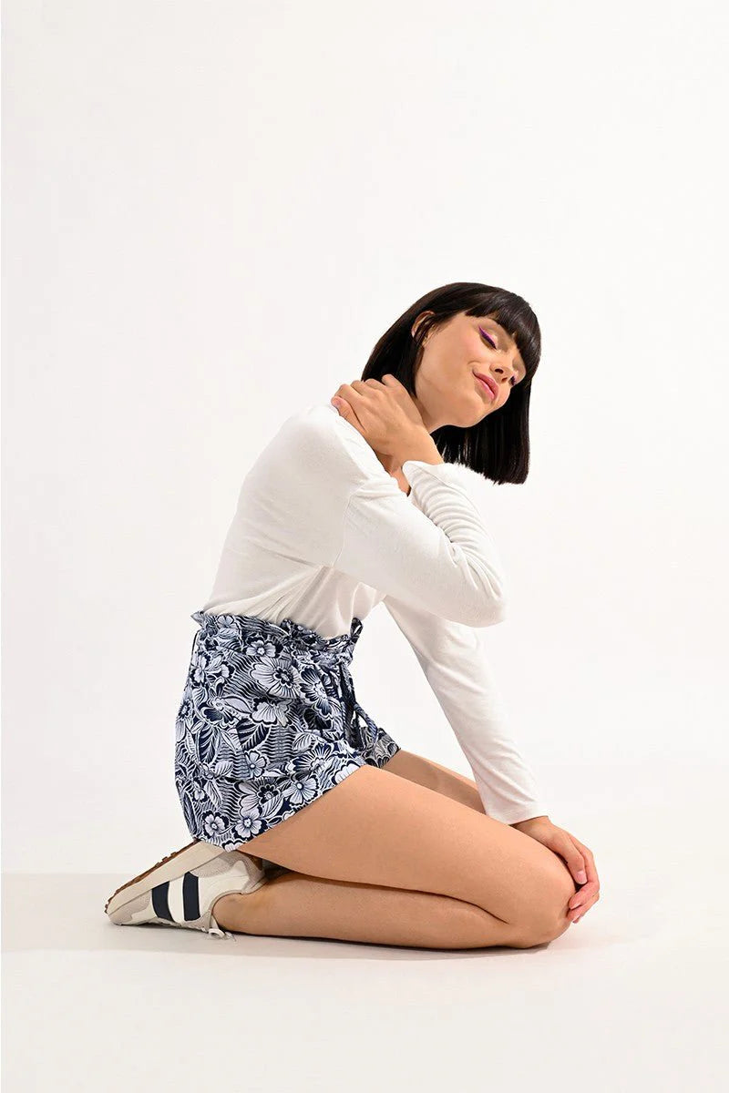 Navy/White Florida Shorts