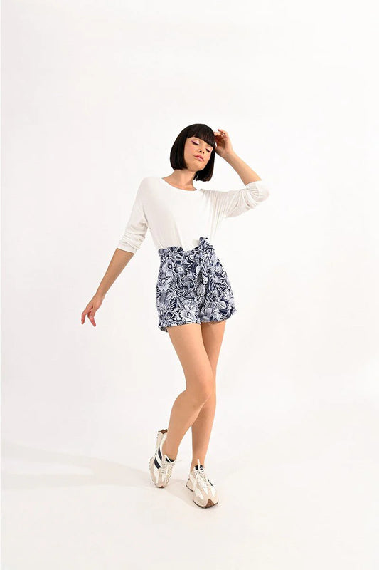 Navy/White Florida Shorts