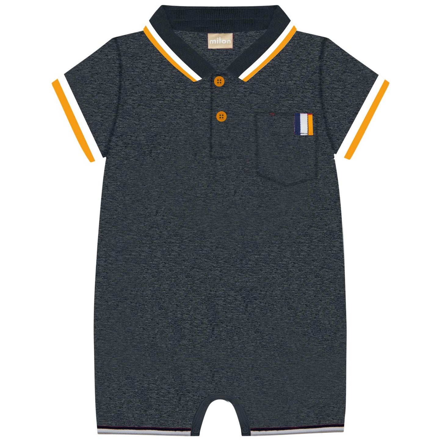 Dark Gray Short Romper