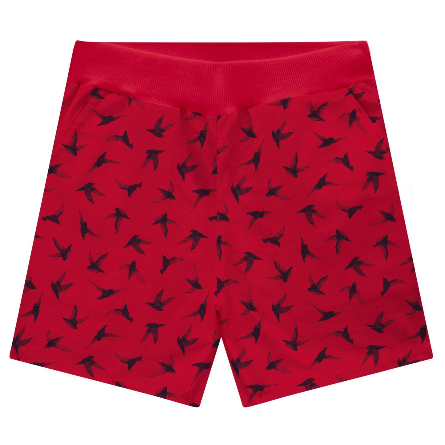 2pc Light Gray Lighthouse Tee with Red Shorts