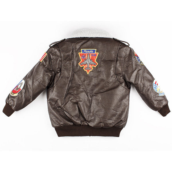 9-Patch A-2 Brown Bomber Jacket
