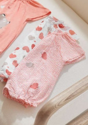 Apricot Spotted Butterfly Romper