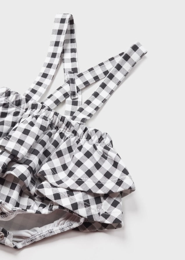 2pc Smiley Tee with Suspender Skirt