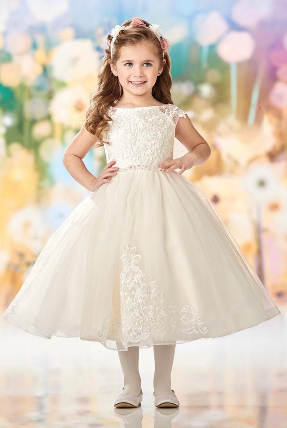 Lace Bodice Dress - Ivory/Petal Expressions Boutique NY Lace Bodice Dress - Ivory/Petal Expressions Boutique NY
