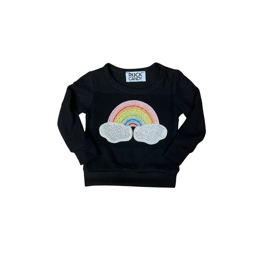 Black Rainbow LS Top