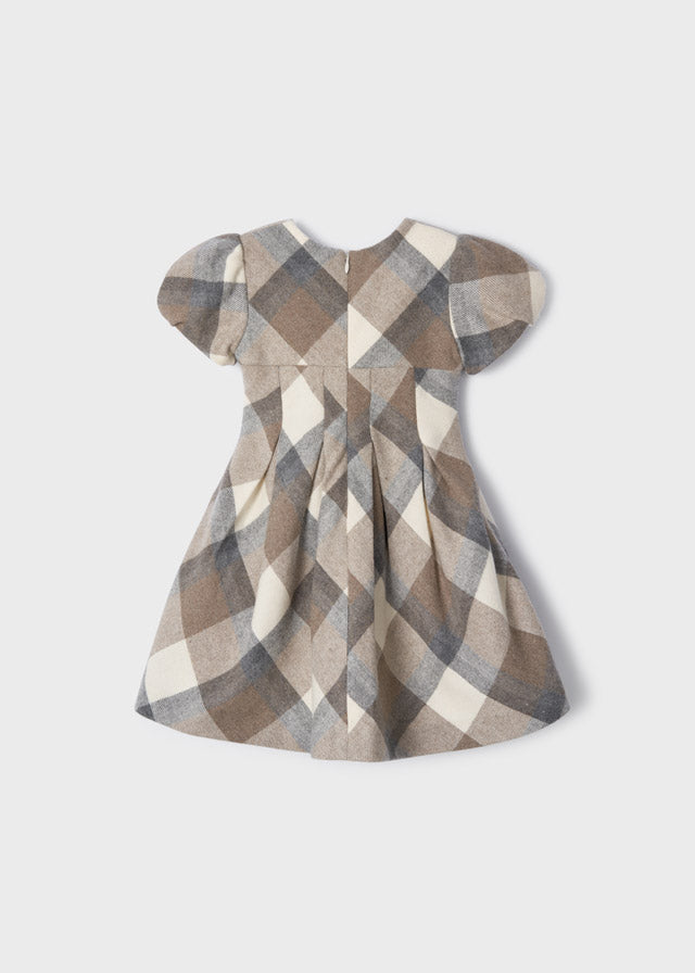 Camel Plaid Dress