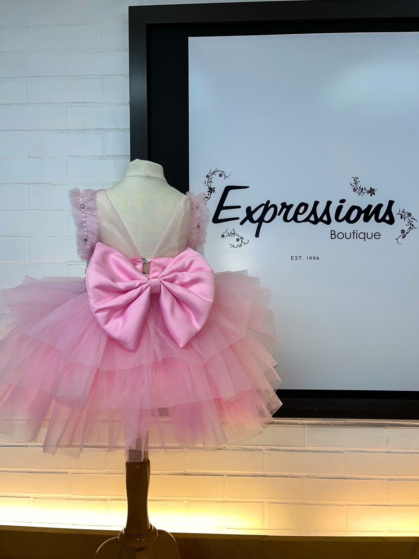 Illusion w Tulle Skirt Scattered- Exclusive