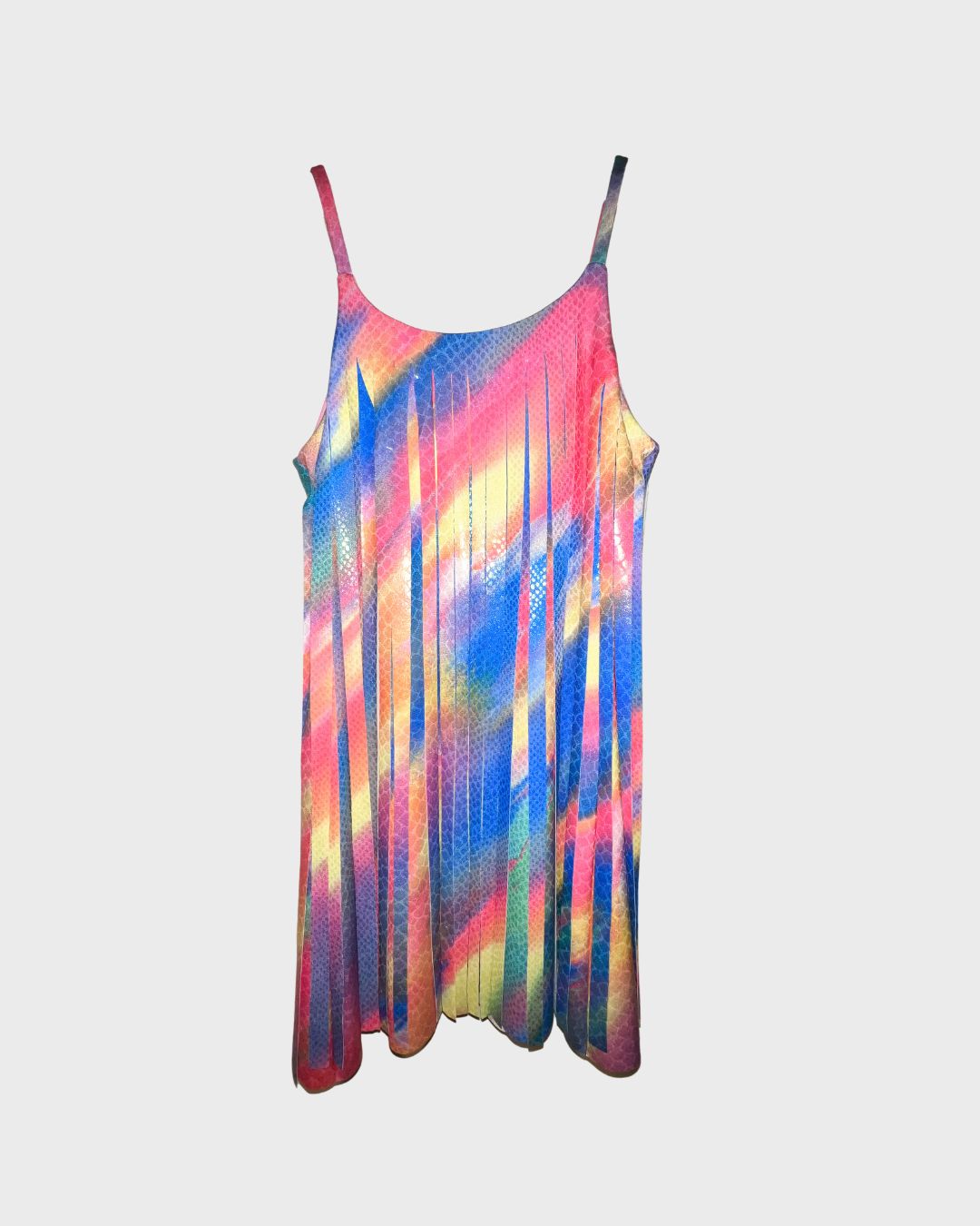 Rainbow Fringe Dress