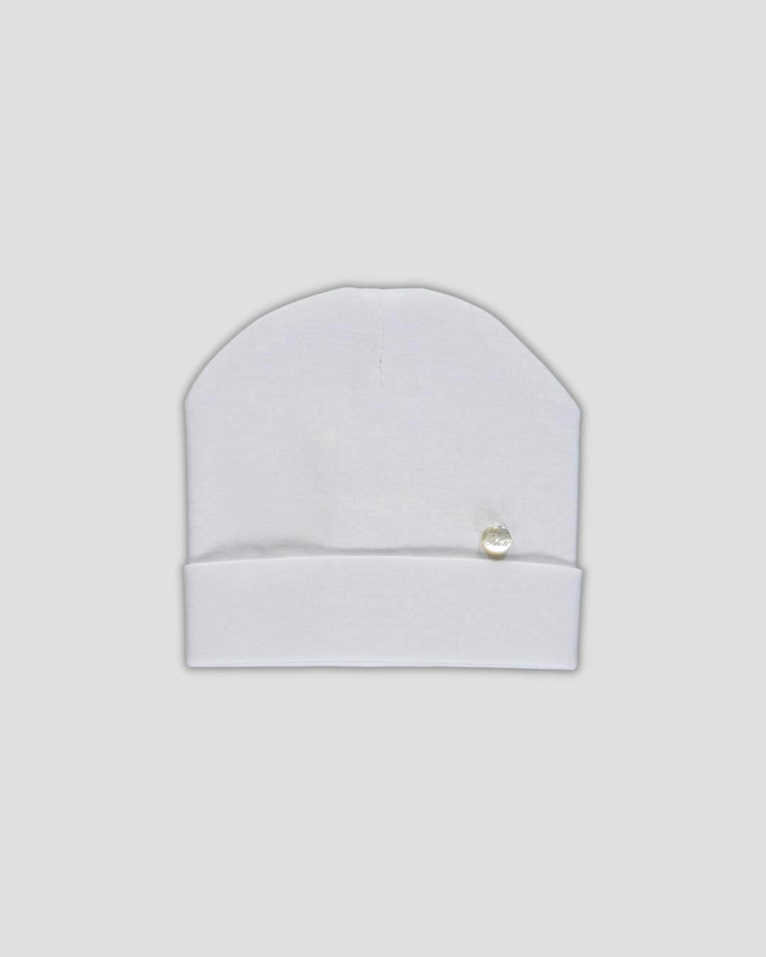 White Pull on Hat