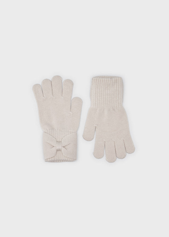 Ivory Knit Gloves
