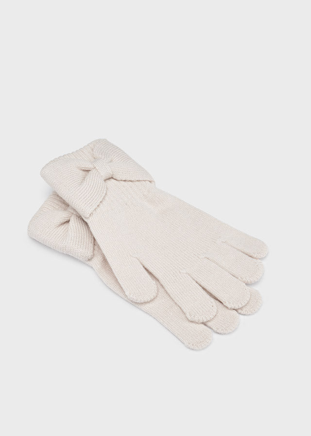 Ivory Knit Gloves