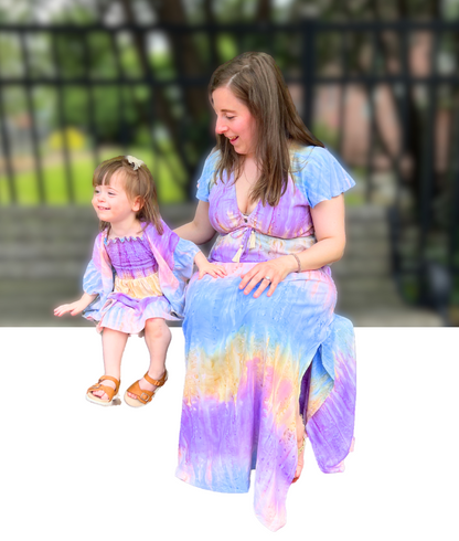 Cocoa Dress Tie-Dye Smocked Top Dress