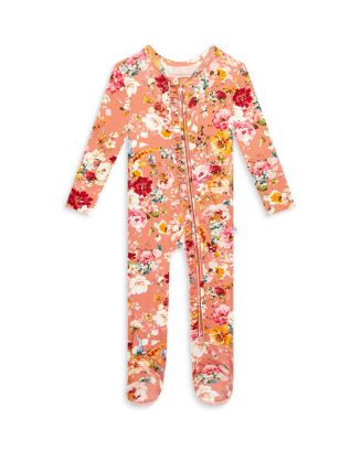 Celia Ruffled zippered Footie