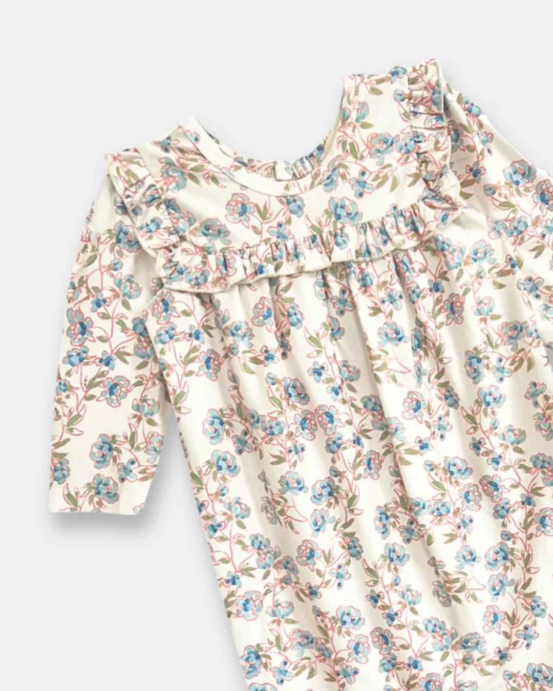 Sadie romper, floral baby romper, boutique infant romper, ruffle baby girl romper, soft cotton baby romper, baby girl fall outfit, infant romper outfit, boutique kids clothing, newborn girl romper, toddler girl romper, baby girl outfit ideas, boutique romper for babies, back to school, school outfits, pre-k clothing