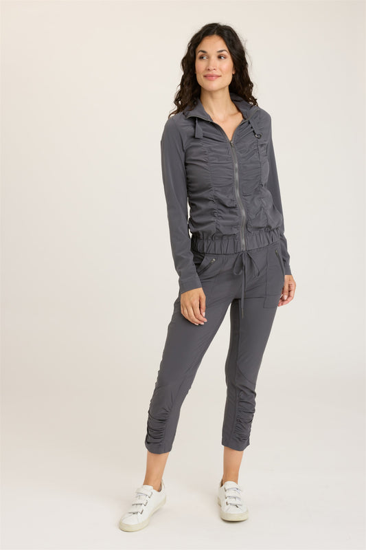 Charcoal Parachute Pant