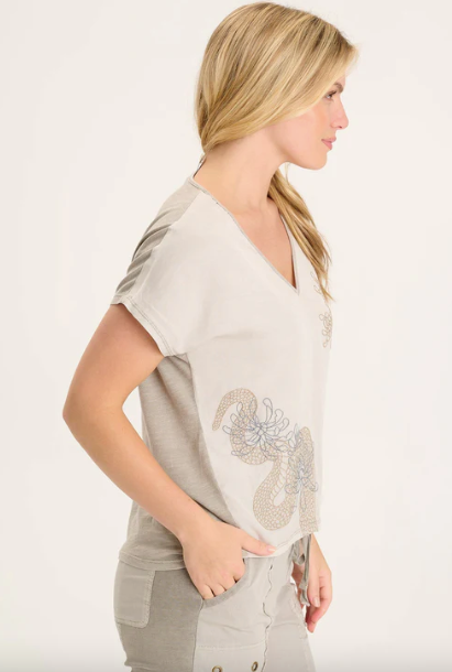 Jolina Embroidered Top