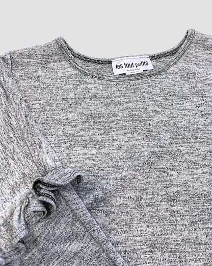 girls ruffle sleeve tunic top, boutique long sleeve shirt, Expressions Boutique NY kids fashion, ruffle top for girls, toddler girl tunic top