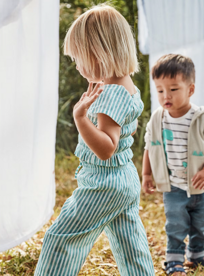 2pc Emerald Top & Pant Set