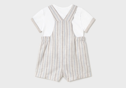 Multicolor Stripe Overall