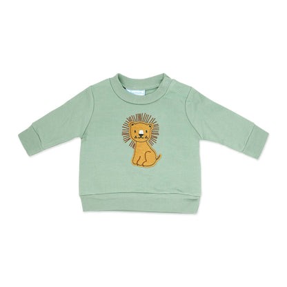 baby boy 3 piece outfit set, toddler lion sweatshirt and onesie set, baby jogger pants set, boutique baby clothing set, infant 3pc sweatshirt onesie pants, baby shower gift set boys, newborn outfit with lion print, toddler everyday play outfit, boutique baby boy clothes, cozy infant clothing set