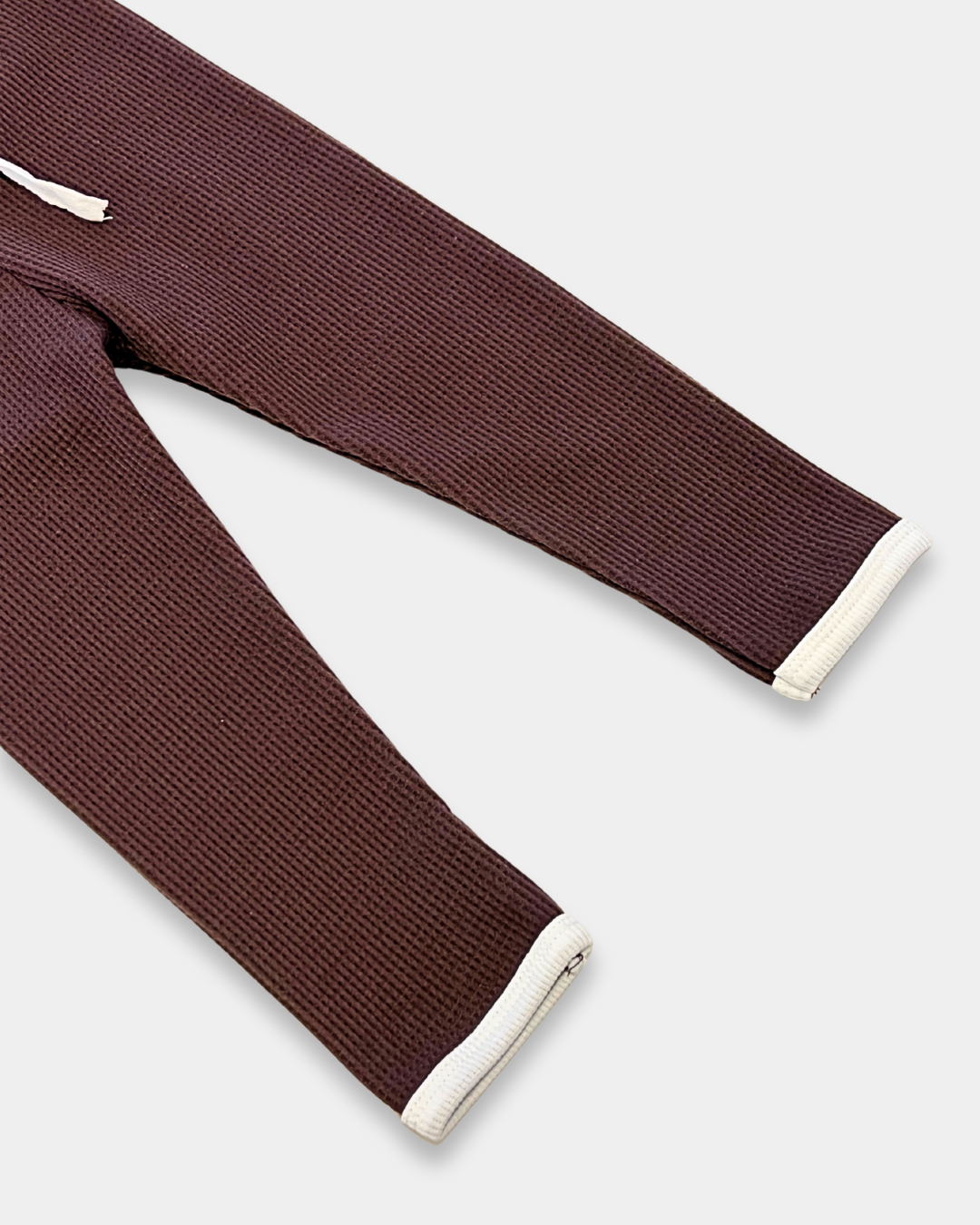 2pc Coffee Waffle Knit Set