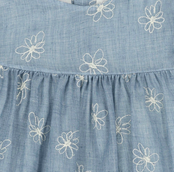 Blue Embroidered Dress 12M Blue Embroidered Dress 12M