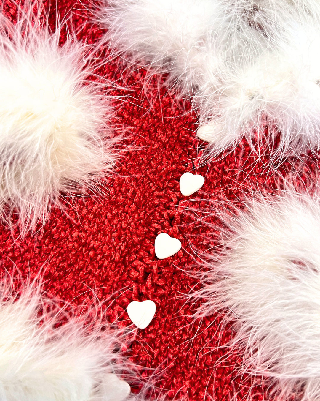 boutique baby holiday outfit Expressions Boutique NY, red chenille Christmas baby set, Santa baby outfit with hat, soft fuzzy infant holiday clothing, festive baby winter outfit warm cozy