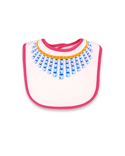 4pc Interlock Princess Bib, Expressions Boutique, Women and childrens boutique, Woodbury, baby girl bib set, princess bibs for girls, boutique baby accessories, baby shower gift girl, embroidered baby bibs, cotton interlock bib set, stylish baby bib pack, infant girl feeding bibs, novelty baby bib set