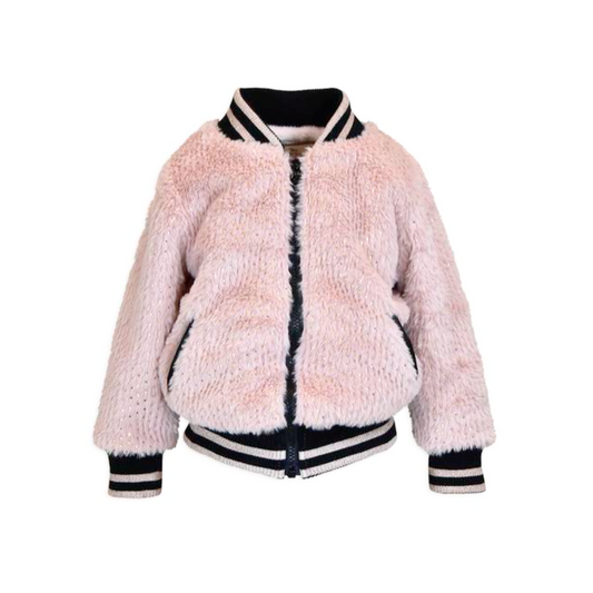 Rose Gold Varsity Jacket