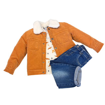 3pc Corduroy Jacket Set