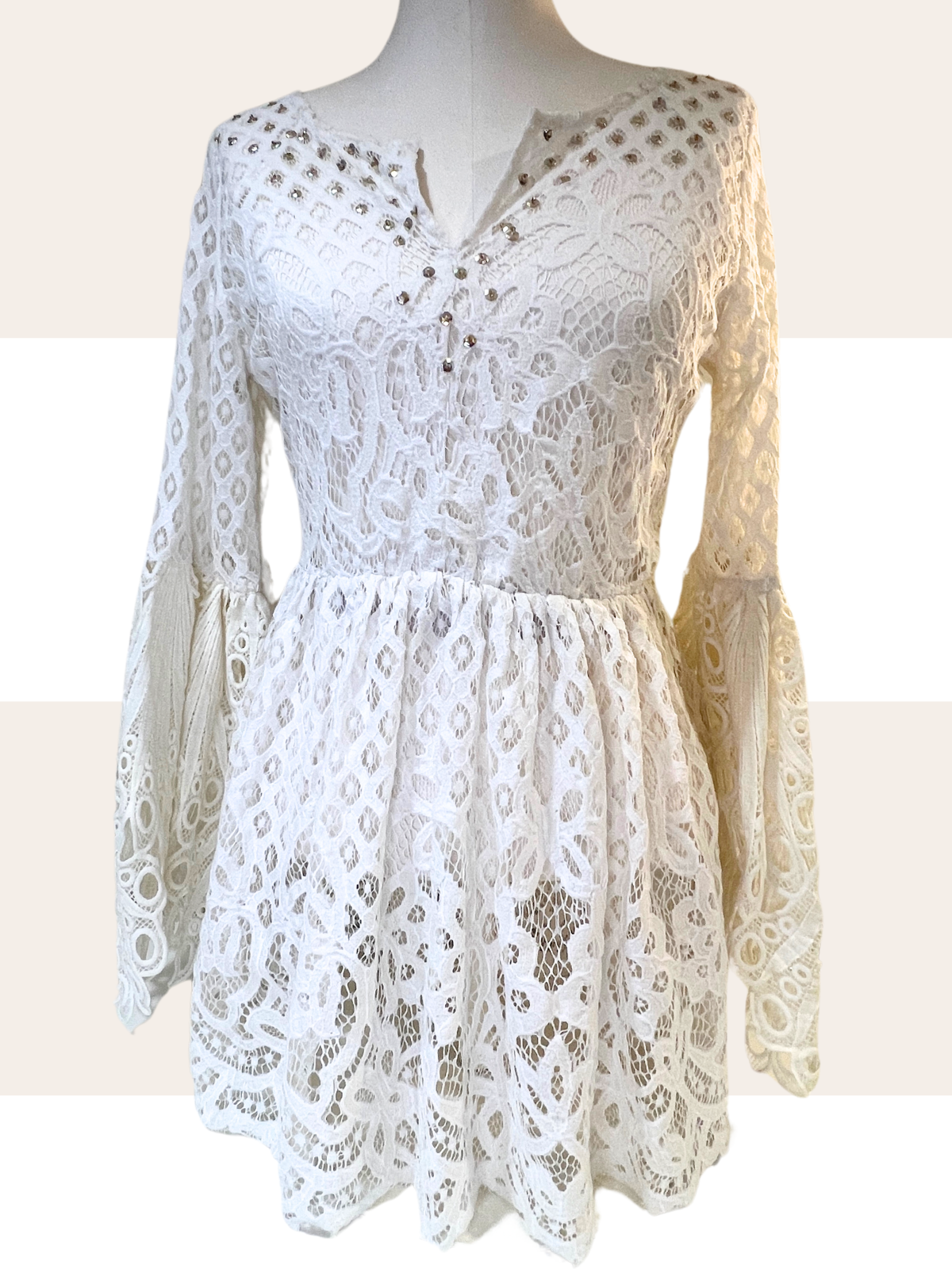 Ivory Lace Top