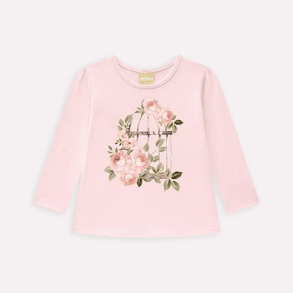 girls floral 2pc set, pink top with rose print leggings, boutique toddler outfit set, girls spring outfit floral, baby girl rose print leggings set, toddler boutique clothing set, girls pastel pink outfit, floral top and leggings for girls, toddler girl casual outfit set, boutique toddler girl clothing
