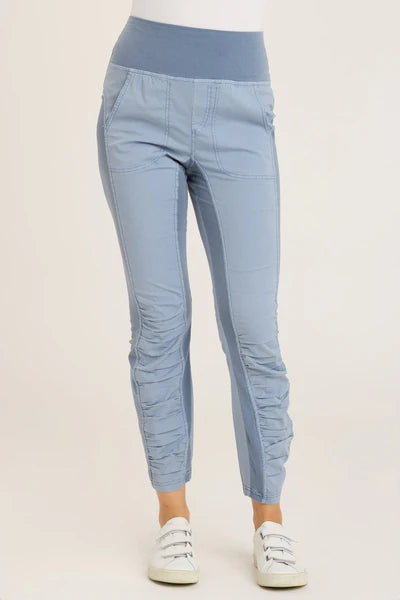 Light Blue High Waist Twill Pant