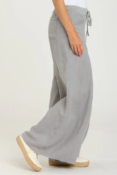 Soft Grey Wide Leg Pant