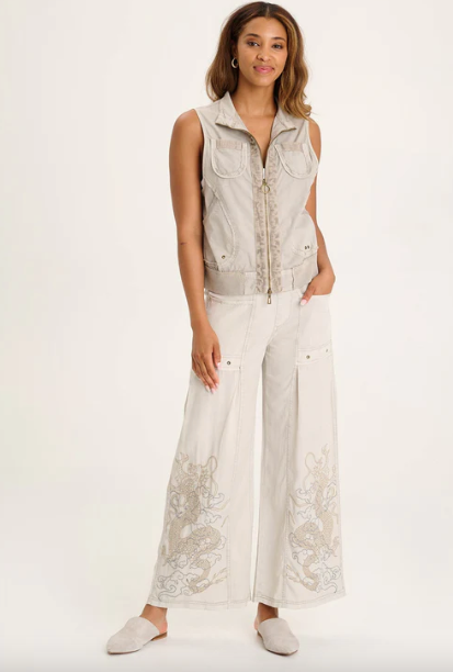 Pheodora Embroidered Pant
