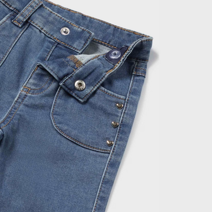 2pc Pink Sweater w Denim Pant