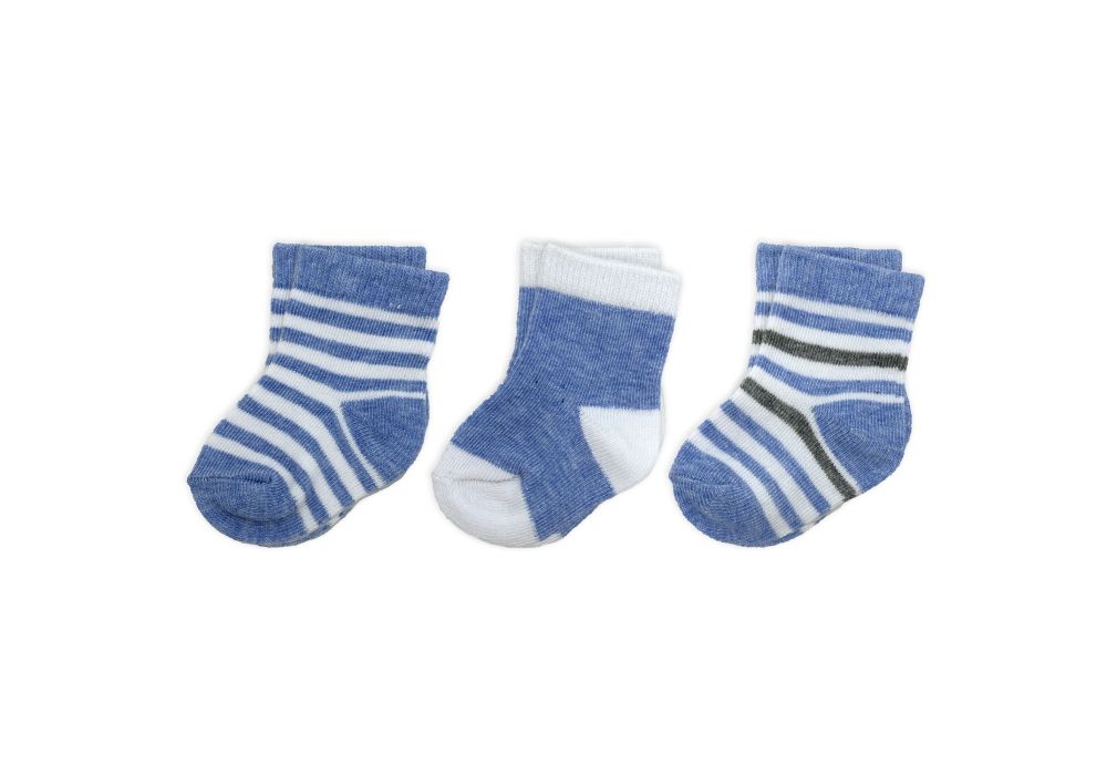 baby crew socks 3 pack, striped baby socks set, cotton baby socks boys girls, unisex baby sock gift set, newborn crew sock pack, boutique baby socks neutral, pink baby socks girl set, blue baby socks boy set, grey striped baby socks, cozy infant crew socks