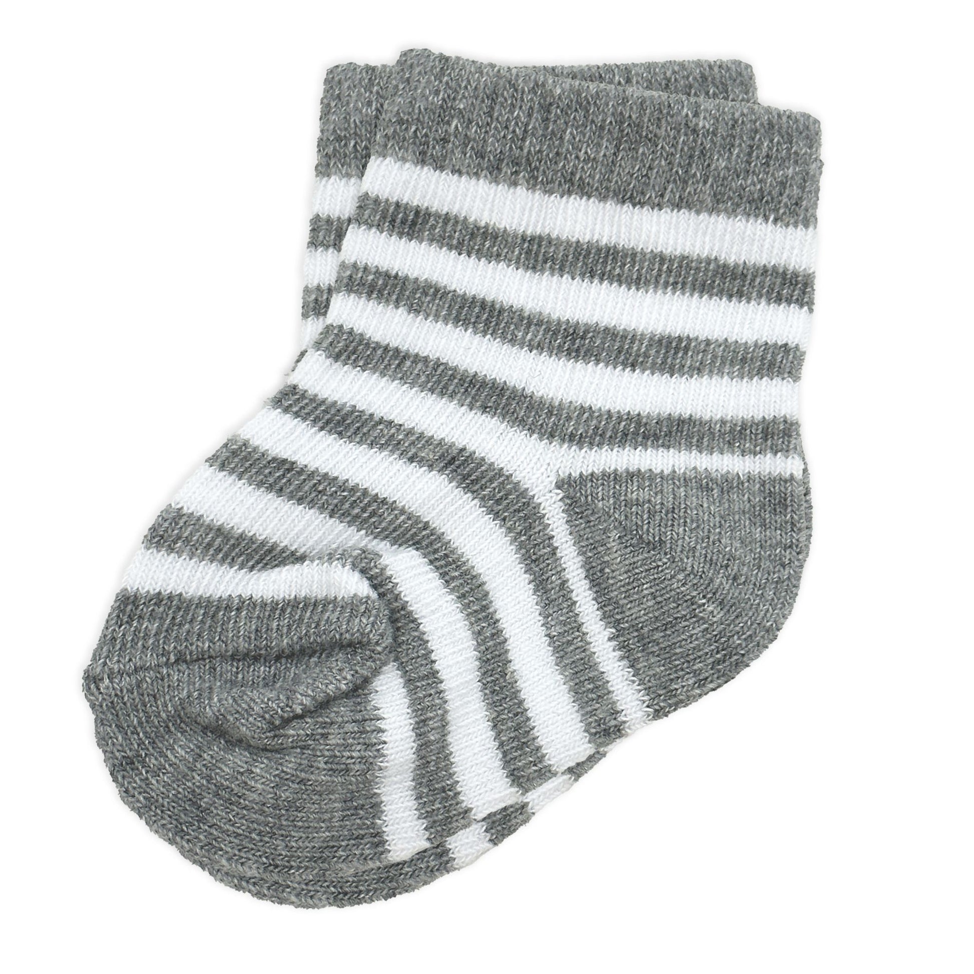 baby crew socks 3 pack, striped baby socks set, cotton baby socks boys girls, unisex baby sock gift set, newborn crew sock pack, boutique baby socks neutral, pink baby socks girl set, blue baby socks boy set, grey striped baby socks, cozy infant crew socks