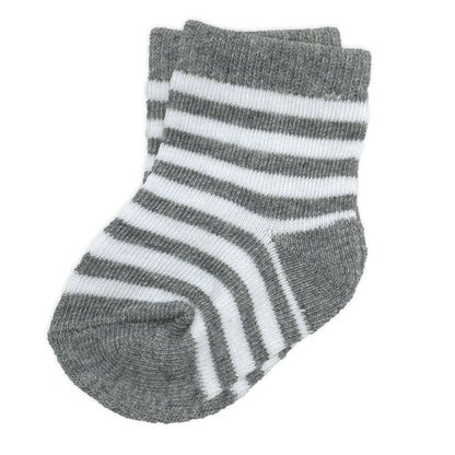 baby crew socks 3 pack, striped baby socks set, cotton baby socks boys girls, unisex baby sock gift set, newborn crew sock pack, boutique baby socks neutral, pink baby socks girl set, blue baby socks boy set, grey striped baby socks, cozy infant crew socks