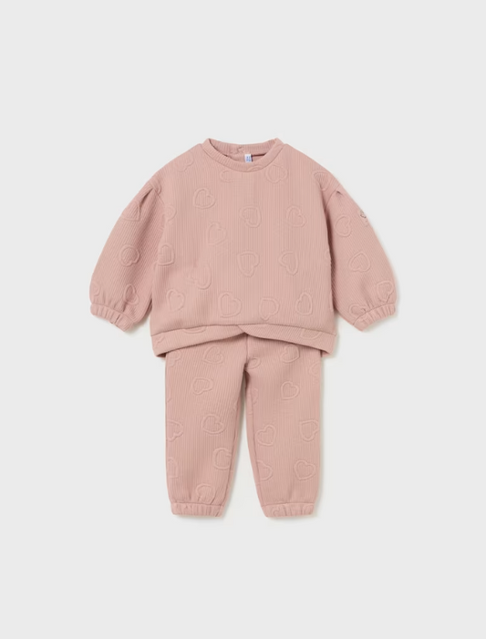 2pc Blush Padded Tracksuit