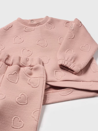 2pc Blush Padded Tracksuit