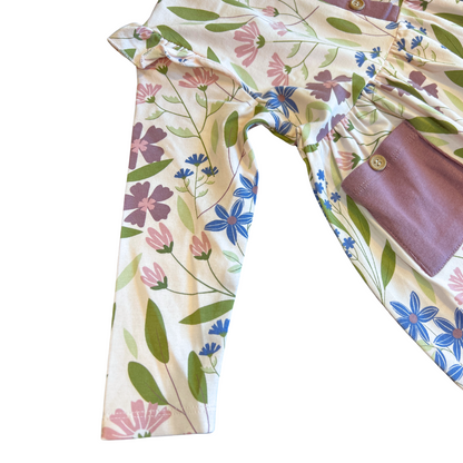 2pc Wild Blossoms Dress w HB