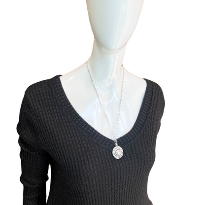 Waffle Shimmer w Silver Thread