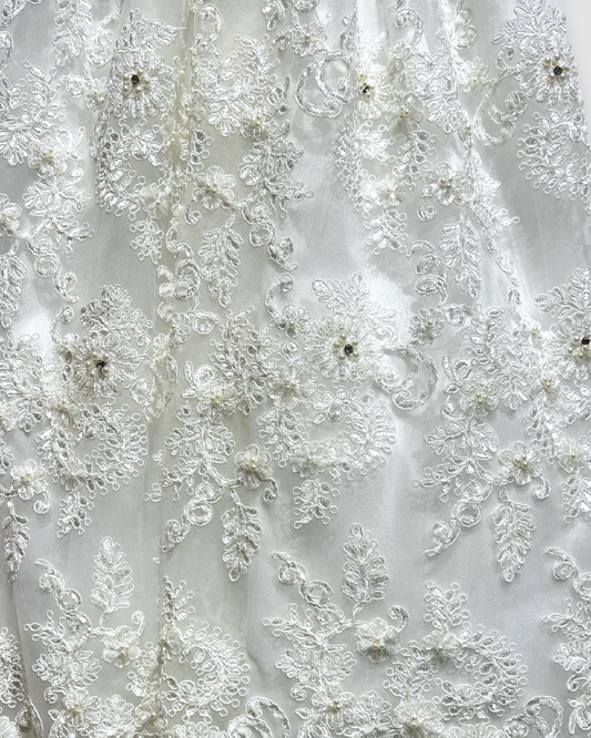 exclusive christening gown Expressions Boutique NY, rhinestone and pearl baptism dress, all lace baptism gown Woodbury NY, baby girl christening outfit Long Island boutique, heirloom christening gown, boutique baptism wear