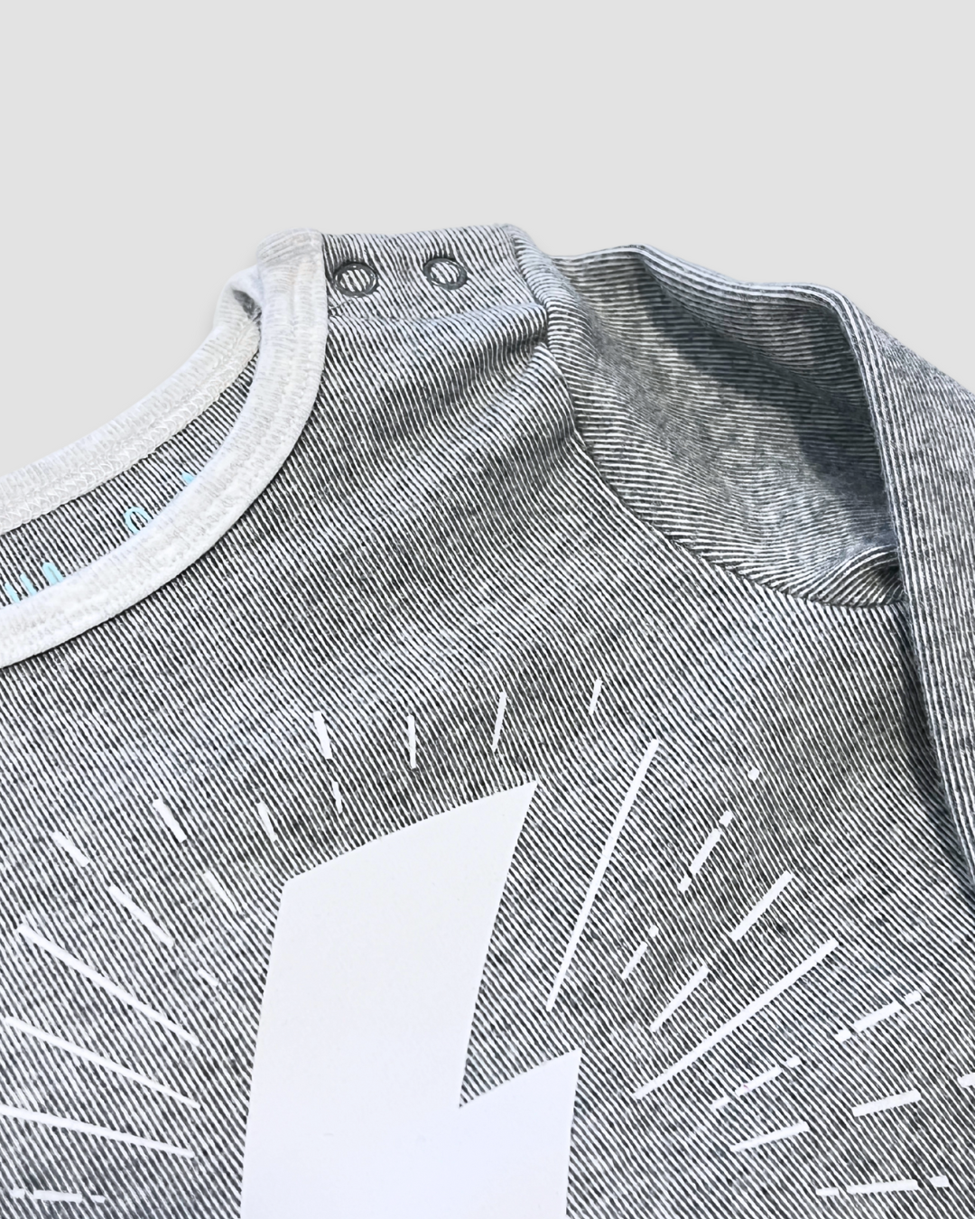 boutique baby boy outfit Expressions Boutique NY, grey lightning bolt two-piece set, ribbed cotton toddler outfit, cozy lounge set for kids, unisex baby clothes neutral grey soft cotton