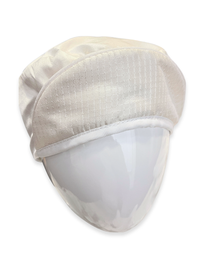 silk christening romper Expressions Boutique NY, short sleeve knicker set, baby boy silk baptism outfit, ivory romper with bowtie, boutique christening wear Long Island, champagne trim baptism romper