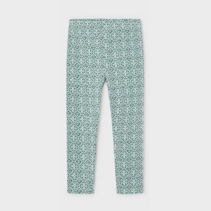 2pc Sage Green Top w Printed Pant