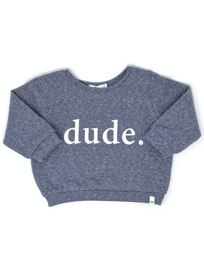 2pc Blue "Dude" Sweatshirt w Joggers